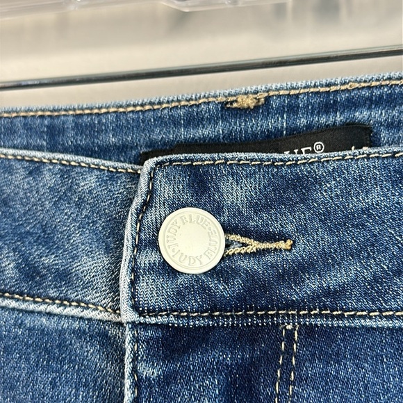 Judy Blue Skylar High Waist Hem Detail Skinny Jeans Size 24W - Picture 10 of 16